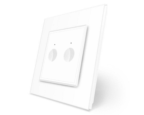 Сенсорный выключатель Sense 2 сенсора белый Livolo (722000211)