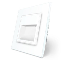 Светильник для лестниц подсветка пола белый стекло Livolo (722800611)