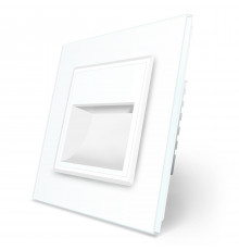 Светильник для лестниц подсветка пола белый стекло Livolo (722800611)