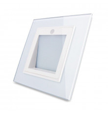 Светильник для лестниц подсветка пола с датчиком освещенности белый Livolo (W291JD-11)