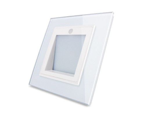 Светильник для лестниц подсветка пола с датчиком освещенности белый Livolo (W291JD-11)