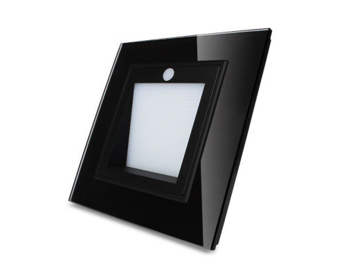 Светильник для лестниц подсветка пола с датчиком освещенности черный Livolo (W291JD-12)