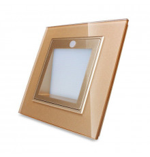 Светильник для лестниц подсветка пола с датчиком освещенности золото Livolo (W291JD-13)