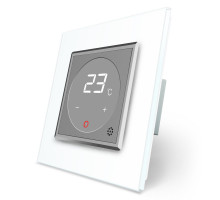 Терморегулятор со встроенным датчиком температуры белый серый Livolo (VL-C701TM-11/15)