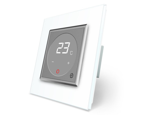 Терморегулятор со встроенным датчиком температуры белый серый Livolo (VL-C701TM-11/15)