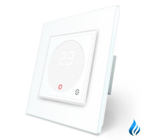 Терморегулятор со встроенным датчиком температуры Сухой контакт для котлов белый Livolo (VL-C701TM3-11)