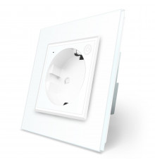 Умная розетка ZigBee с заземлением белый Livolo (704000811)