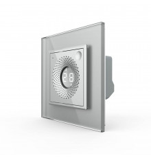 Умный датчик температуры и влажности ZigBee термометр гигрометр серый Livolo (VL-FCEZ-2IP-15)