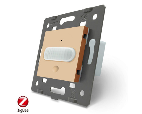 Умный механизм датчик движения золотой ZigBee Livolo VL-FCUZ-2AP