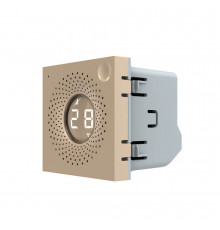 Умный механизм датчик температуры и влажности ZigBee золото Livolo (VL-FCEZ-2AP)