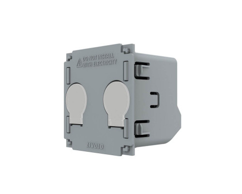 Умный механизм сенсорный ZigBee выключатель для роллет Livolo (VL-FC2NWZ-2GS21)