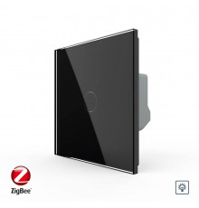 Умный сенсорный диммер черный ZigBee Livolo (VL-C7FC1D2Z-2GBP)