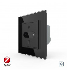 Умный сенсорный диммер слайдер ZigBee черный Livolo (VL-C7FC1DZ-2BP)