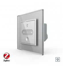 Умный сенсорный диммер слайдер ZigBee серый Livolo (VL-C7FC1DZ-2IP)