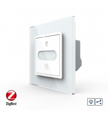 Умный сенсорный проходной диммер белый ZigBee Livolo (VL-C7FC1SDZ-2WP)