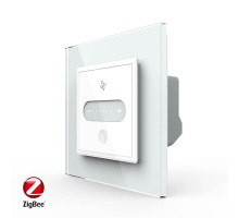 Умный сенсорный регулятор скорости вентилятора белый Livolo (VL-C7FC1GZ-2WP)