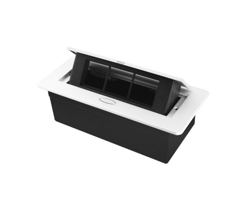 Висувний розеточний блок на 6 модулів сірий Livolo (VL-SHS013-S)