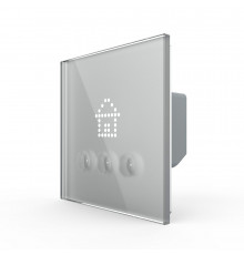 Выключатель сценариев серый Livolo (VL-C703Z1-2IG)