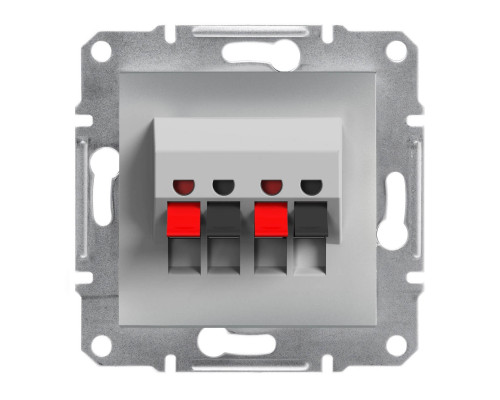 Розетка акустическая Asfora алюминий